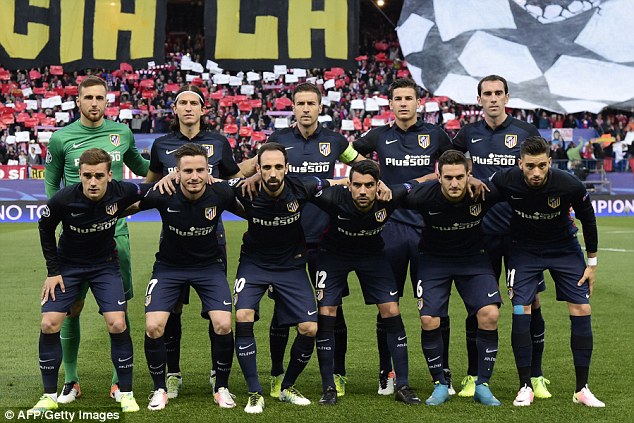 Atletico Madrid Team Footbal
