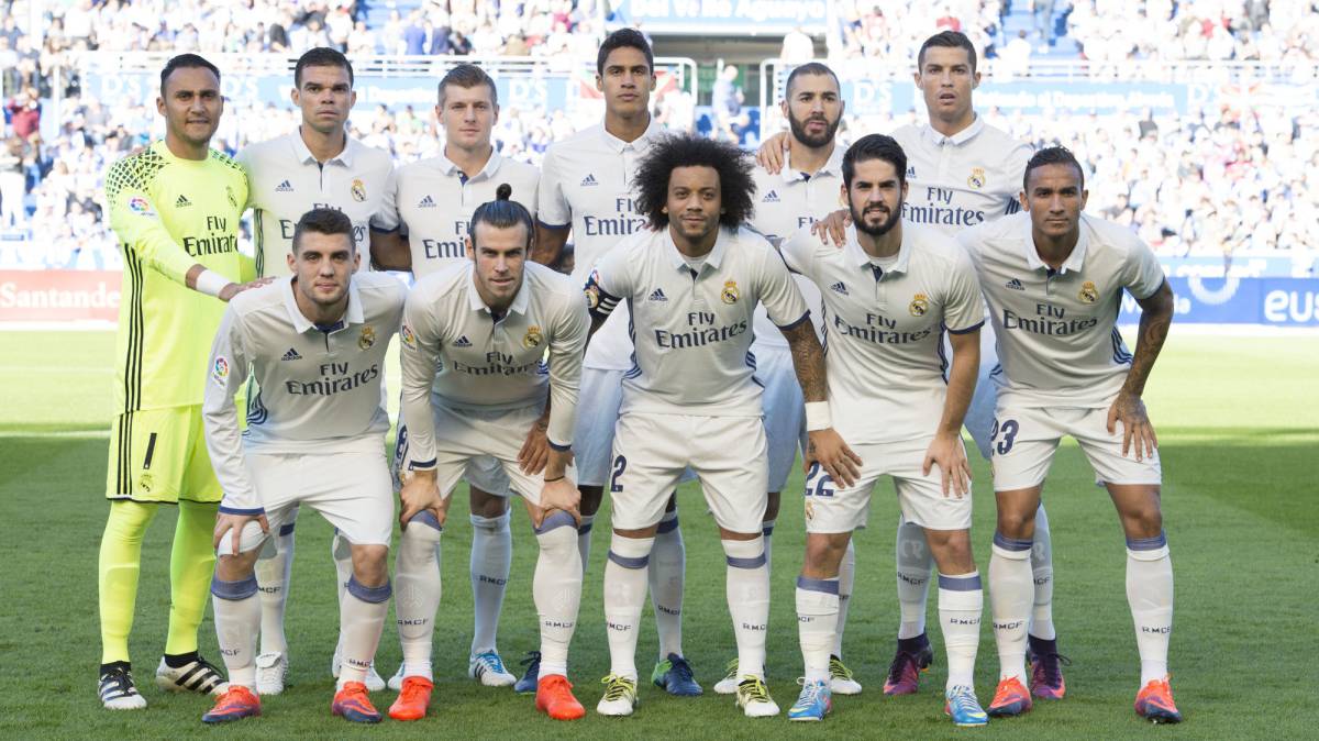 REAL MADRID TEAM FOOTBALL 2017
