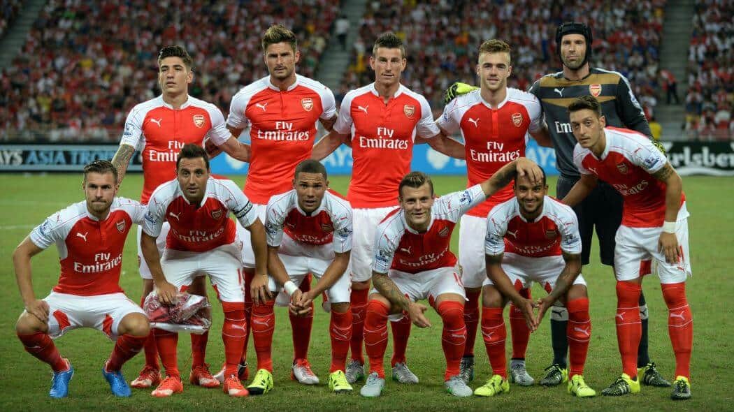 FOto team football ARSENAL