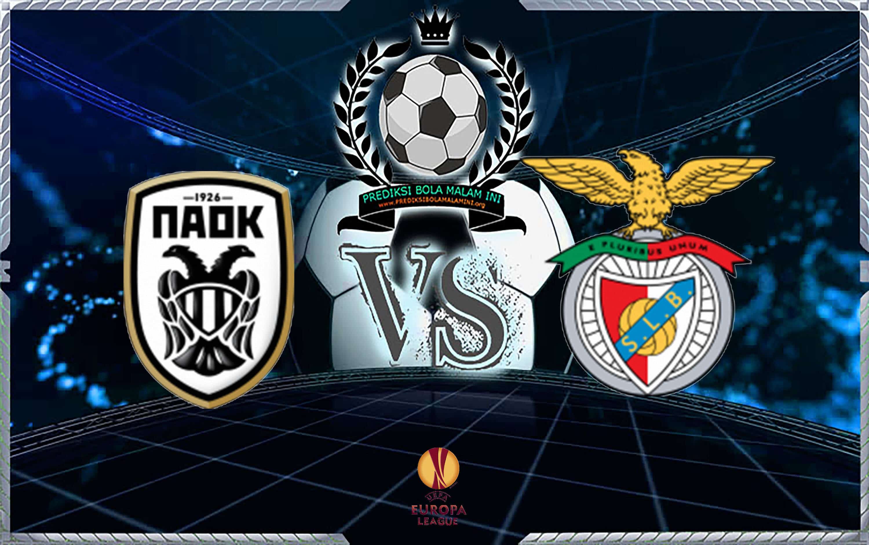 Prediksi Skor PAOK Vs BENFICA 30 Agustus 2018