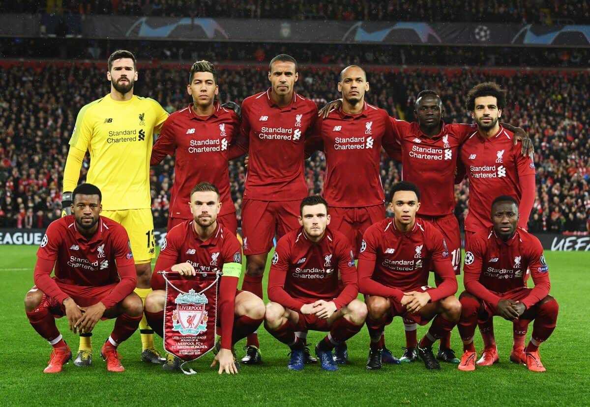 LIVERPOOL team football 2019