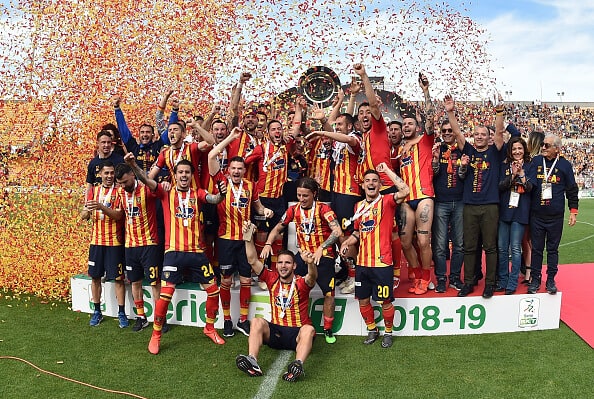 Lecce football team 2019