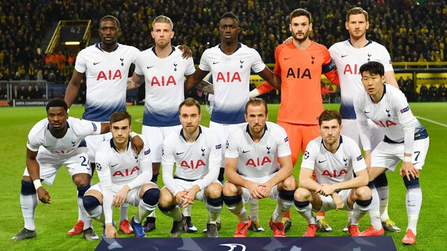 TOTTENHAM HOTSPUR football team 2019