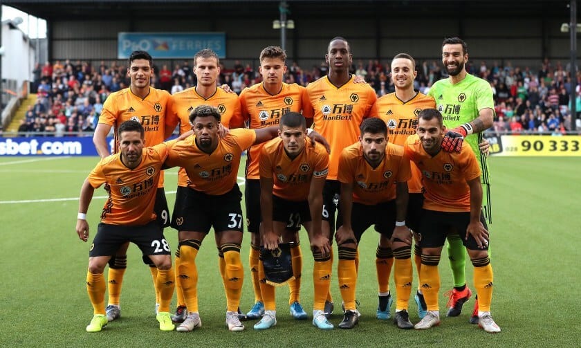 WOLVERHAMPTON WANDERERS football team 2019