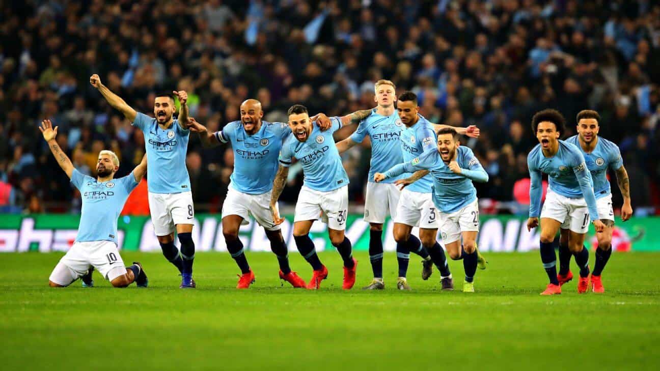 MANCHESTER CITY football team 2019