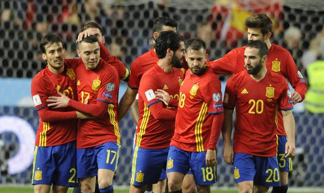 SPAIN TEAM FOOTBALL 2017