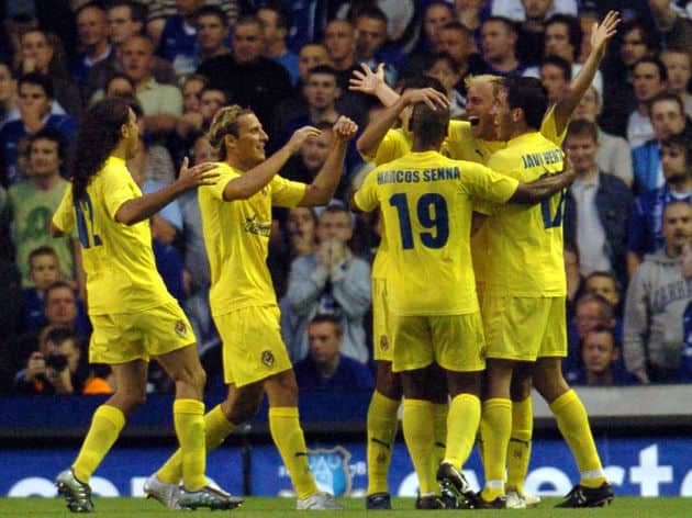 Villarreal's Luciano Figueroa celebrates