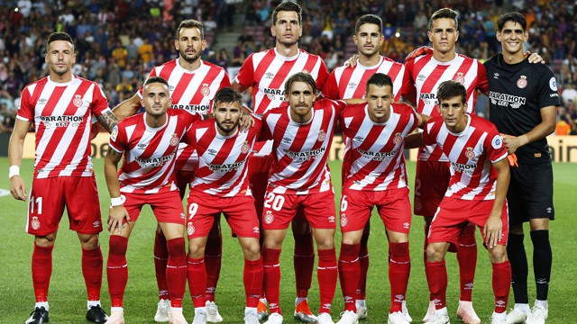 Girona team group Mannschaftsbild Totale line up Girona SEPTEMBER 23 2018 Football Soccer