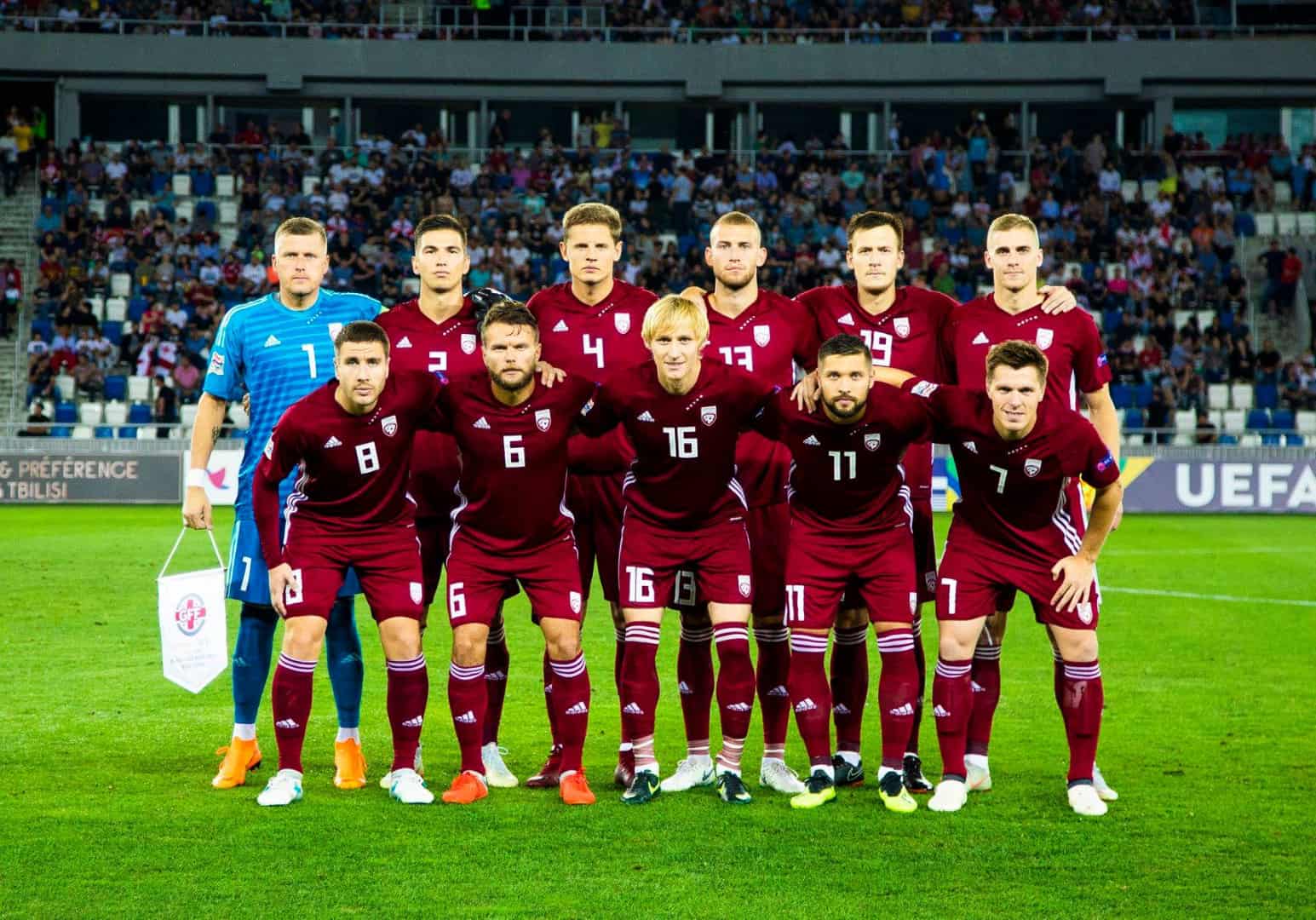 LATVIA football team 2019