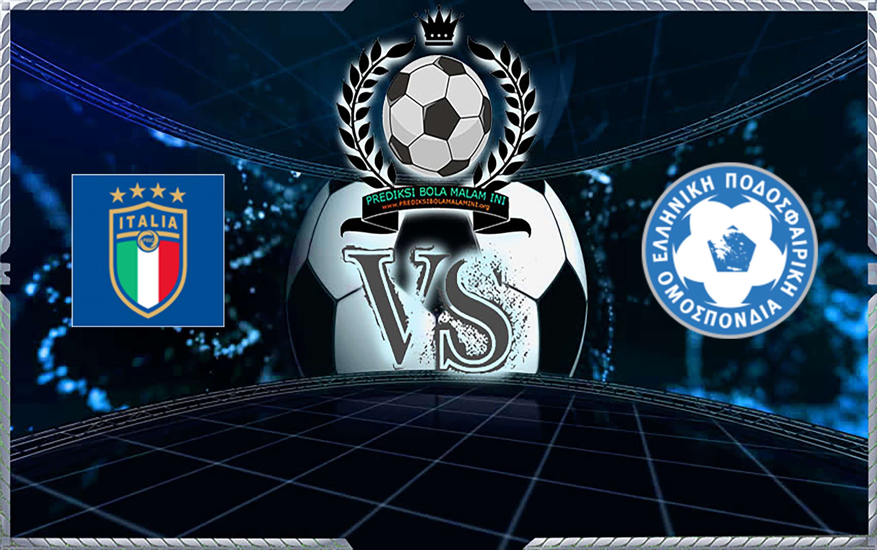 Prediksi Skor Italy Vs Greece 13 Oktober 2019