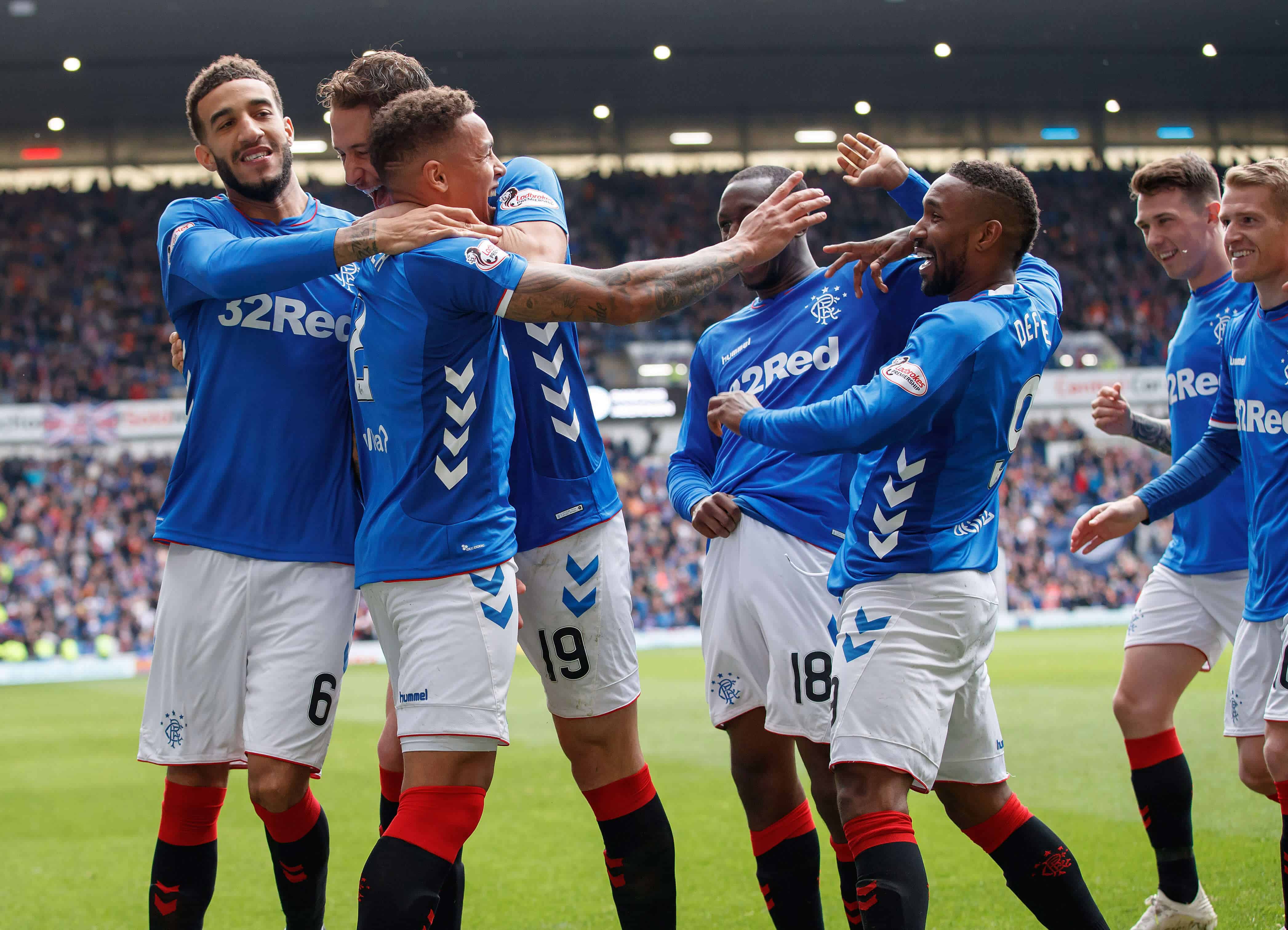 RANGERS football team 2019